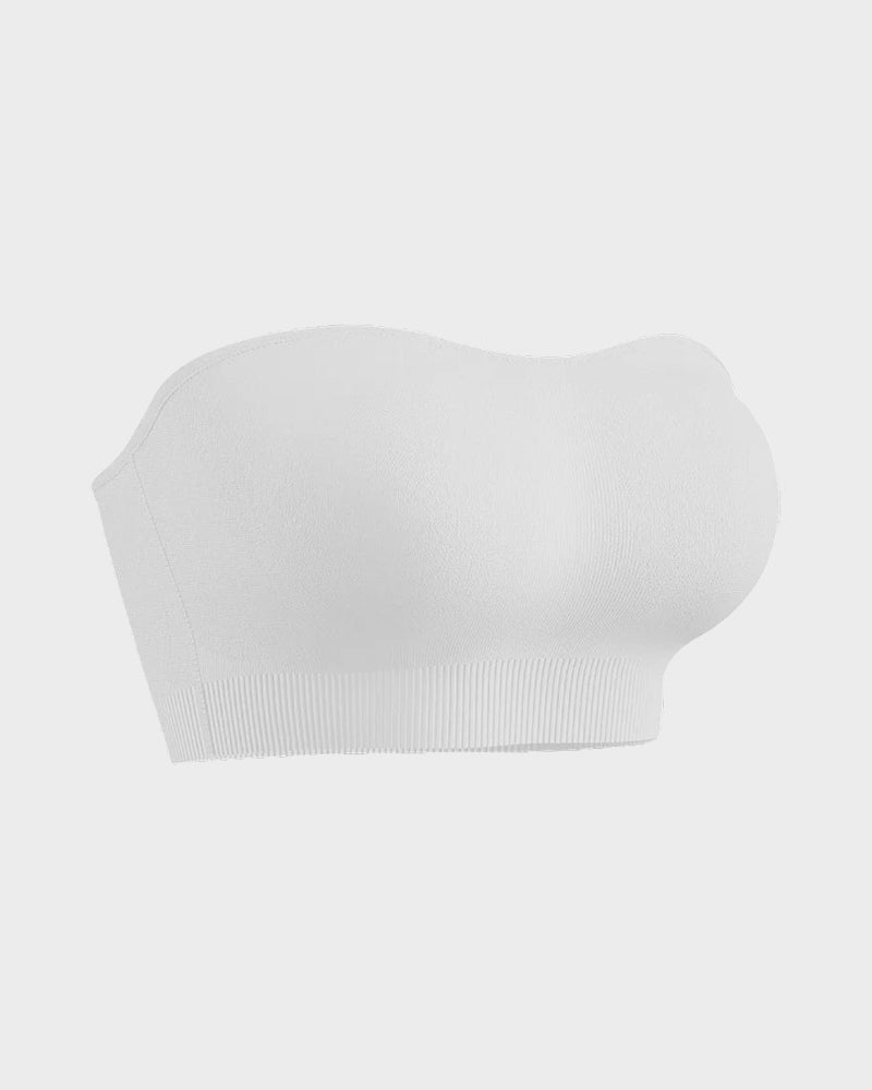 SFRCORD® Strapless Bras Non-Slip Silicone Padded Bandeau Bra(2 Pack)