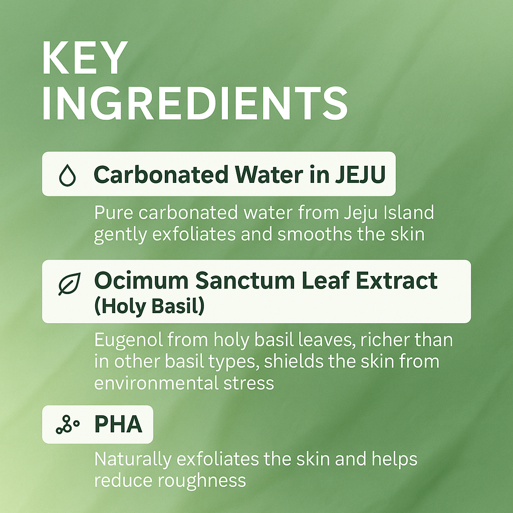 LUHAKA® Holy Basil Bubble Mask
