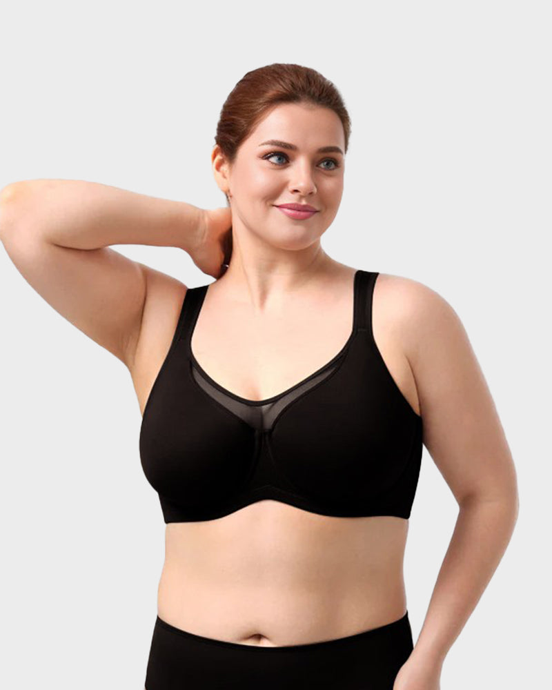 SFRCORD® Plus Size Cooling Full Coverage Minimizer Bra
