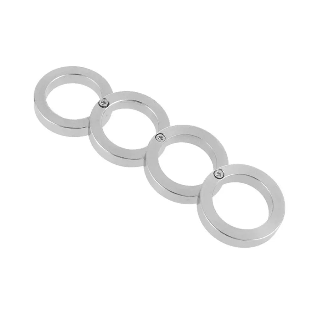 CZTICLE® Stainless Steel fidget toy Rotatable Foldable Ring