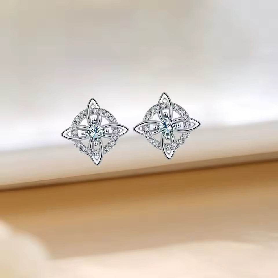 CILIFER® Ladies' 925 sterling silver earrings, original jewelry.
