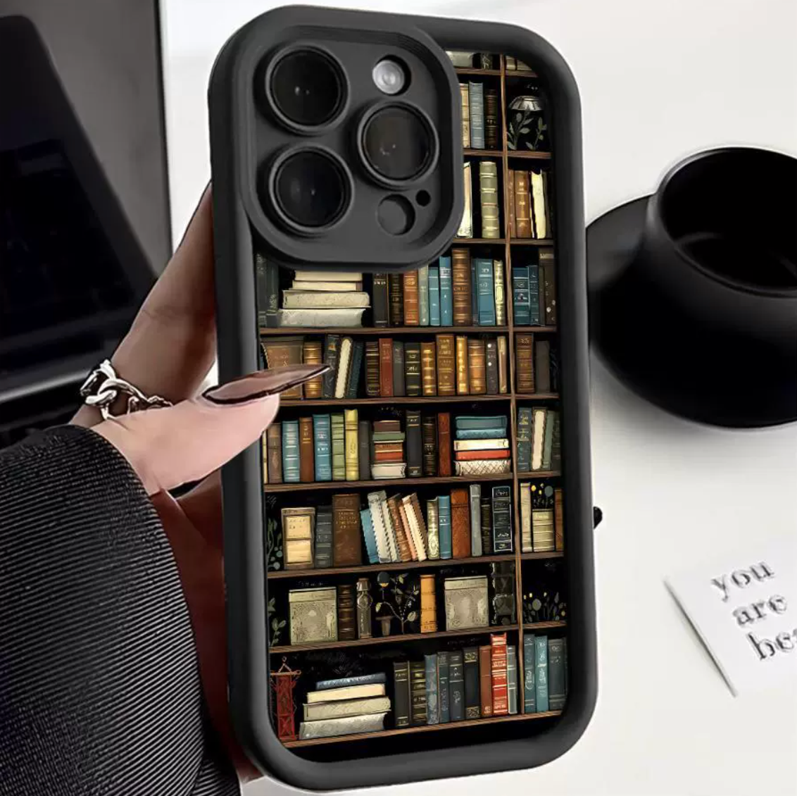 CILIFER® Bookshelf Iphone Phone Case