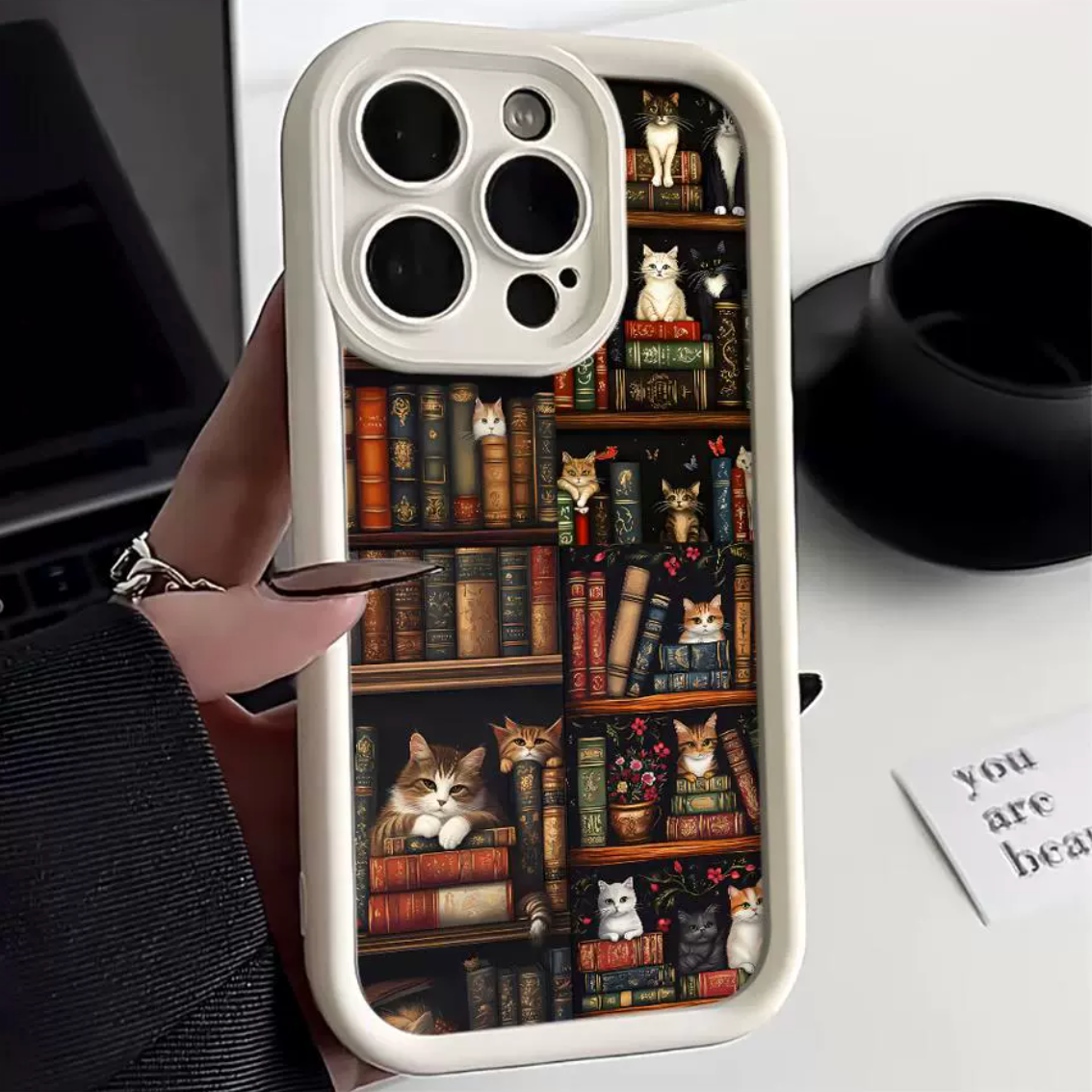 CILIFER® Bookshelf Iphone Phone Case