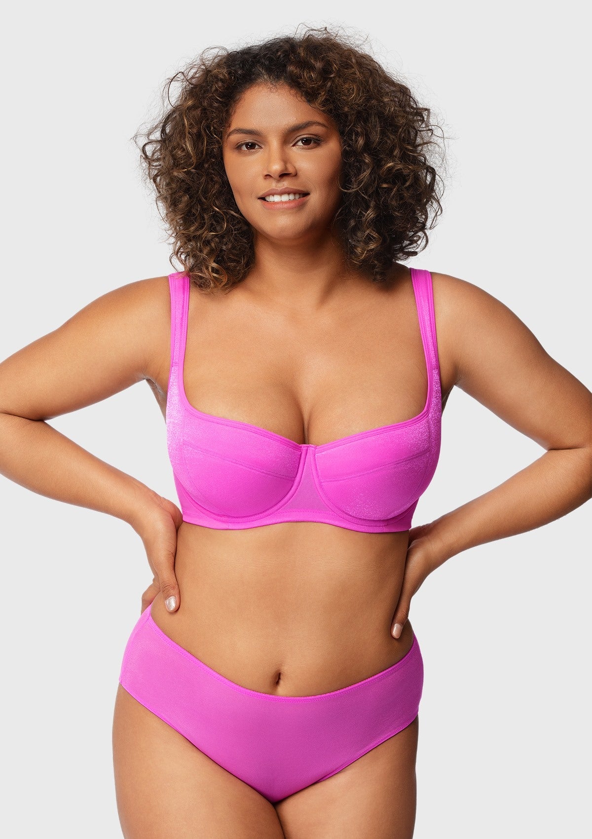SFRCORD® Starry Night Lightly Padded Underwire Balconette Bra
