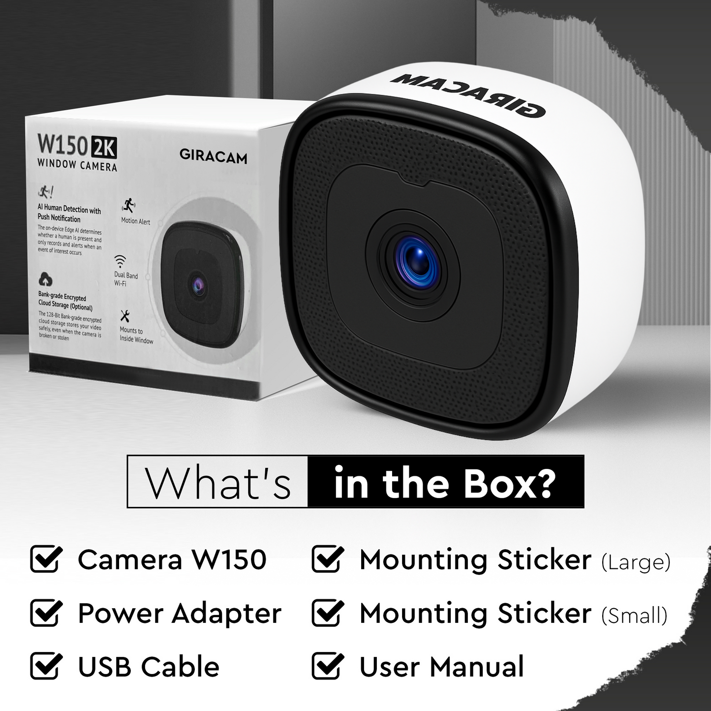 CZTICLE® 3MP W150 Window Camera