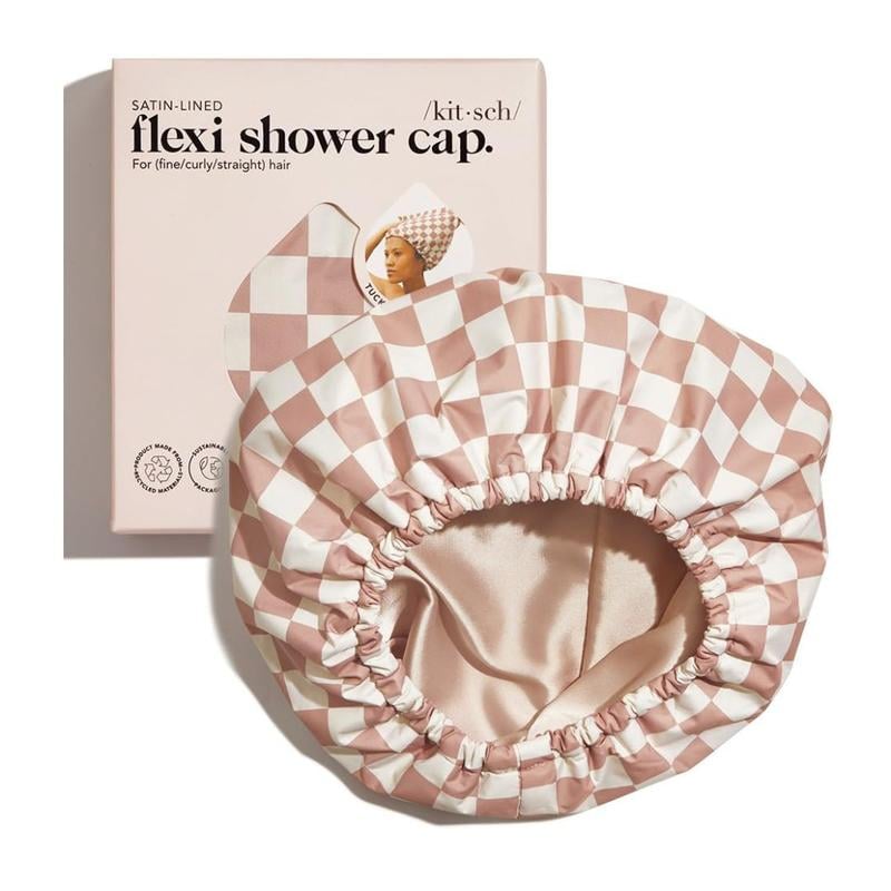 🎁Last Day Promotion 49% OFF🔥-Kitsch Luxury Shower Caps for Women Reusable Waterproof