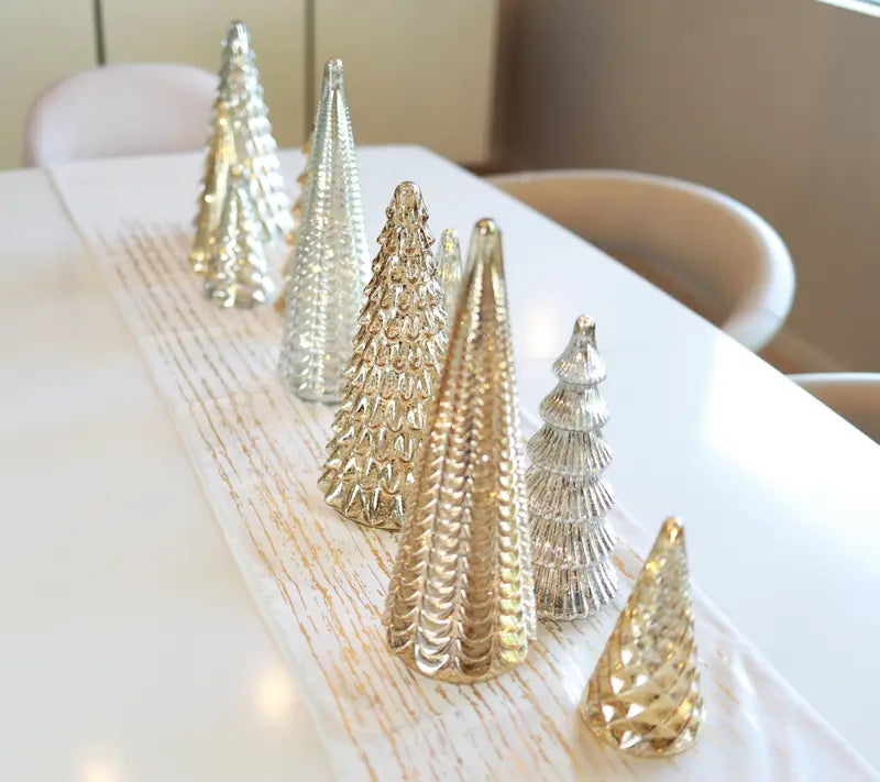 Billhol® 🔥LAST DAY 50% OFF 🔥 Set of 5 Illuminated Mercury Glass Trees