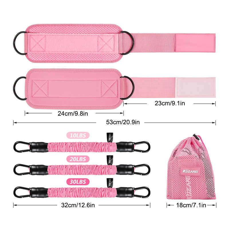 CILIFER® Ankle Resistance Bands with Cuffs