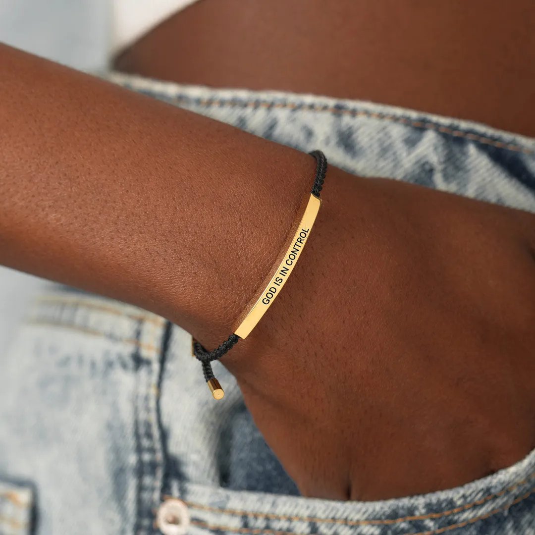 CZTICLE® ✝️Inspire Bracelet GOD IS IN CONTROL/W.W.J.D - Elegant Design with Unique Patterns and Letters D01