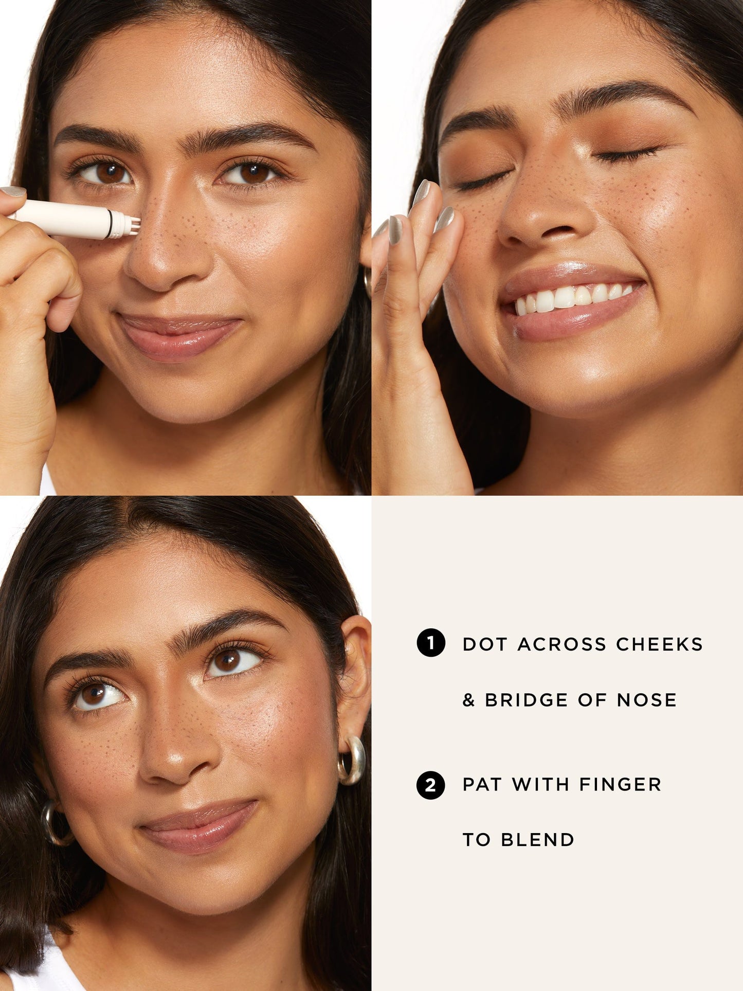 CZTICLE® go with the faux freckle stamp