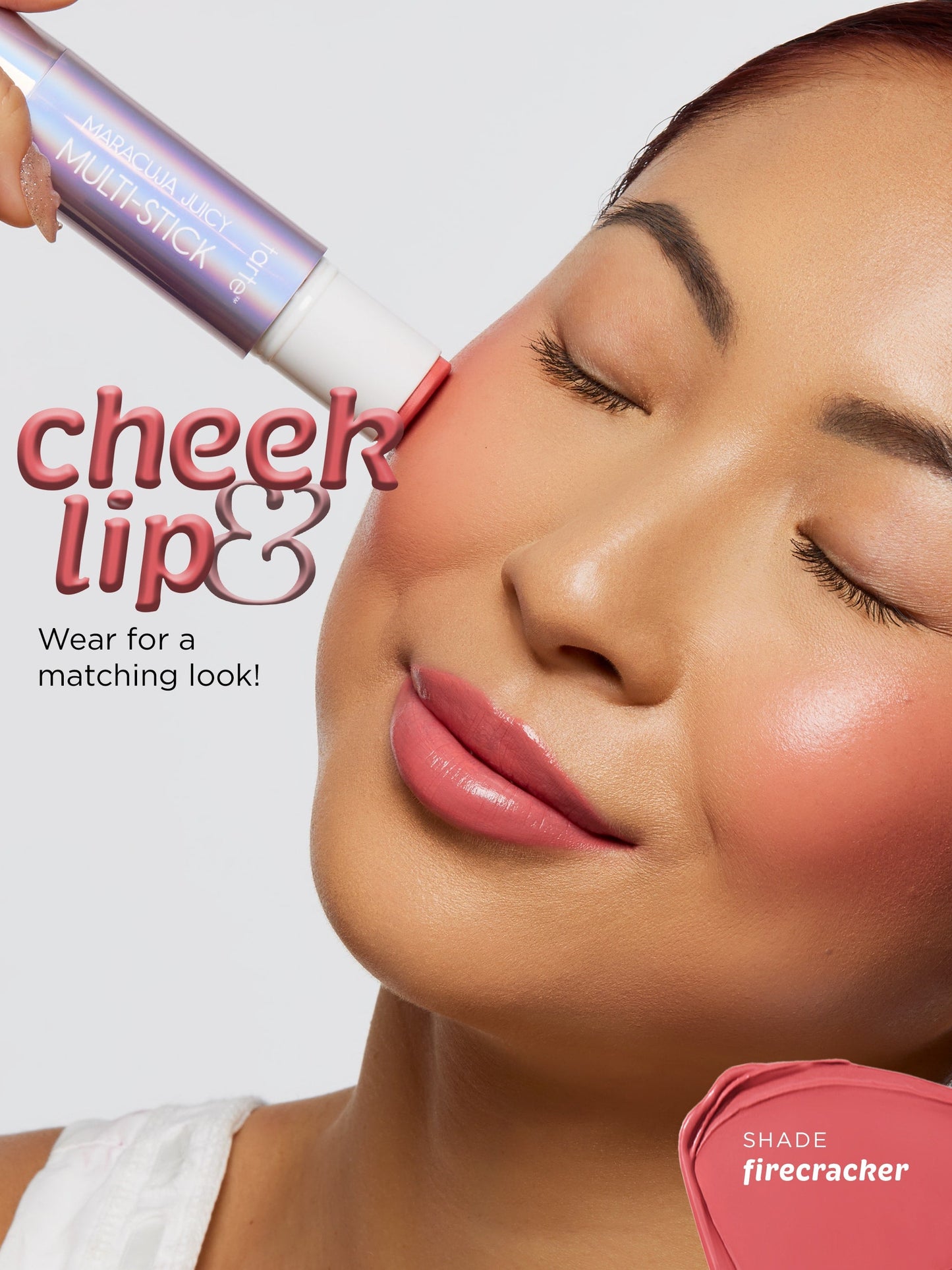 LUHAKA® maracuja multi-stick cream blush stick & lip tint