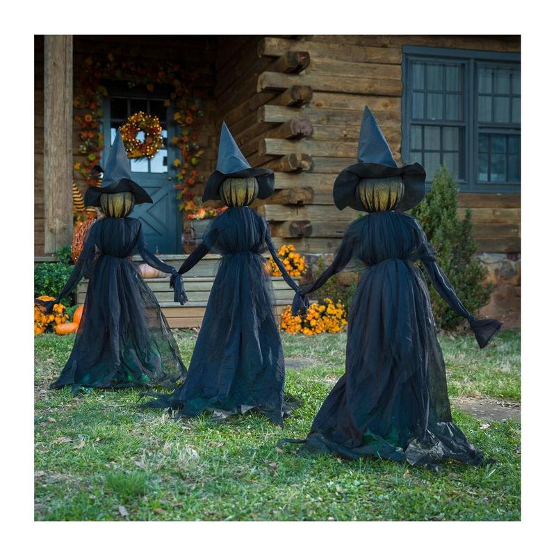 2025 Halloween Special 🧙♀️Lighted Halloween Witch Stakes
