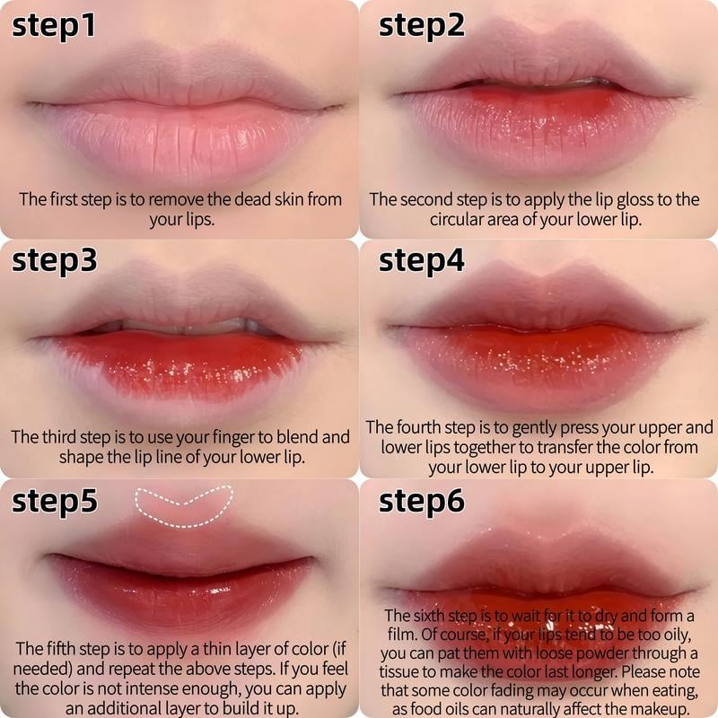 LUHAKA® Long-Lasting Matte Lip Glaze Set – 6 Colors in One Box
