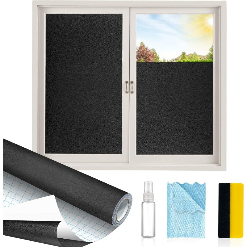 CZTICLE® Privacy Window Film – Static Cling Mirror Tint with Full DIY Kit