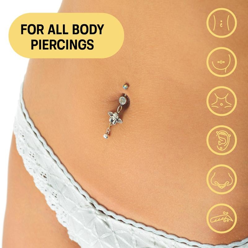 LUHAKA® Piercing Bump Solution I Keloid Bump Removal - Soothing Essential Oil for Piercing Bumps, Keloids & Scars | Nose, Ears, Body