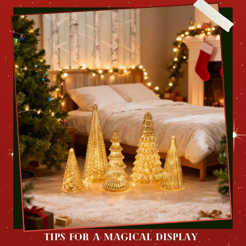 Billhol® 🔥LAST DAY 50% OFF 🔥 Set of 5 Illuminated Mercury Glass Trees