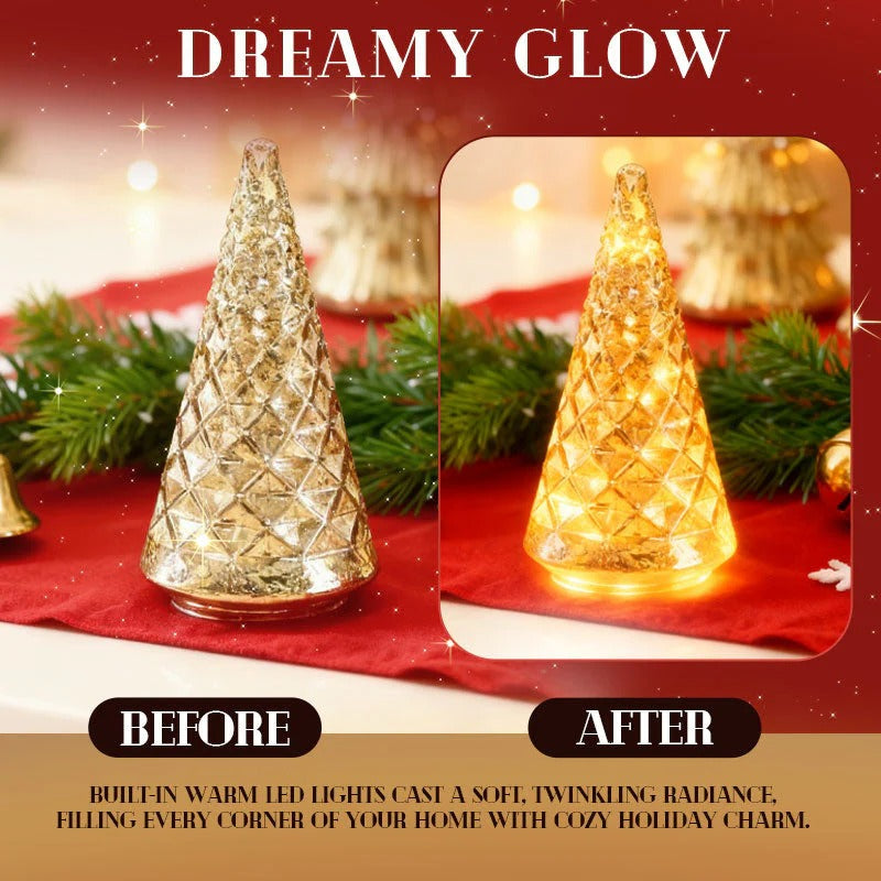 Billhol® 🔥LAST DAY 50% OFF 🔥 Set of 5 Illuminated Mercury Glass Trees