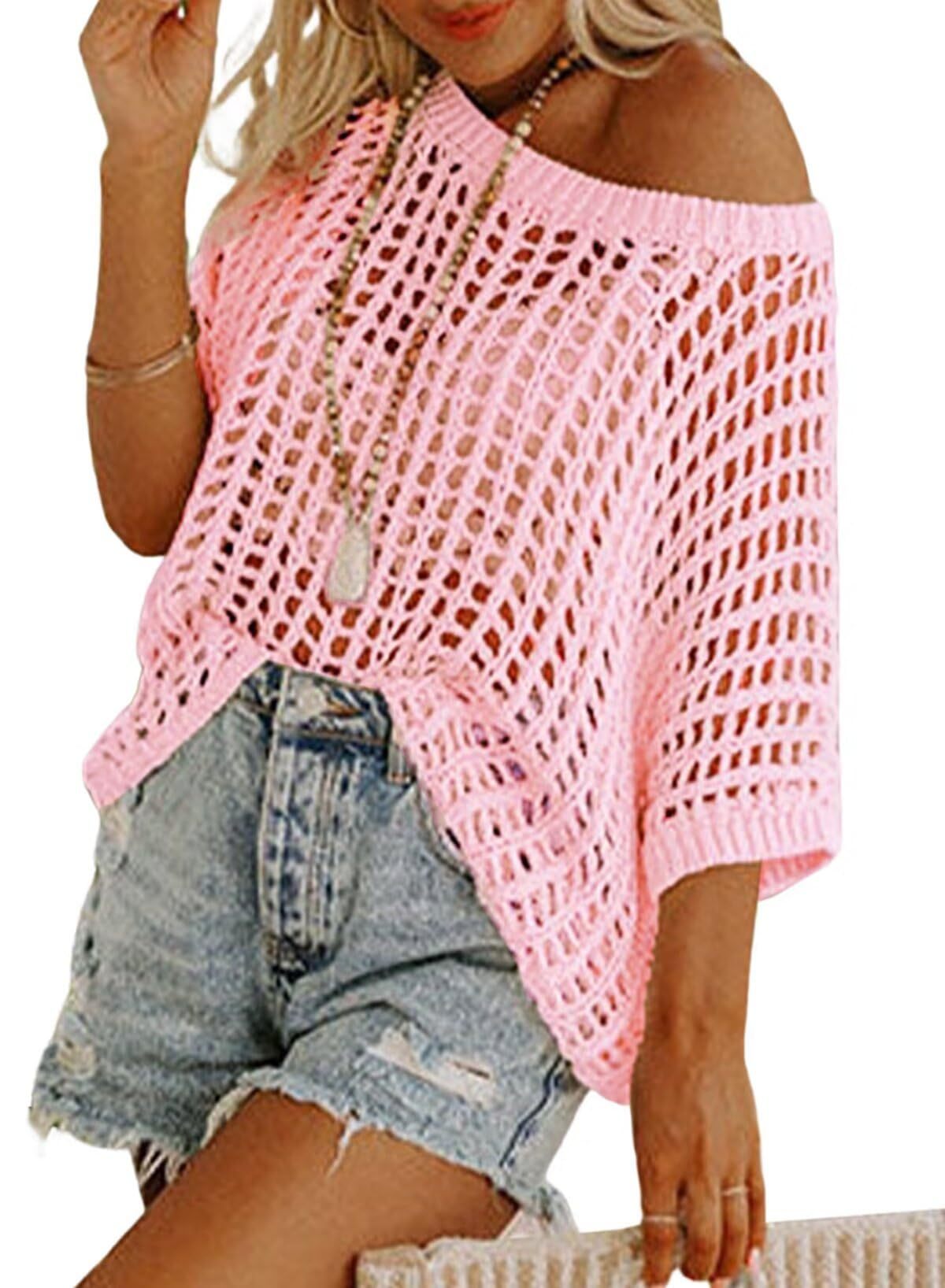 2025 Summer Crochet Hollow Out Cover up Top