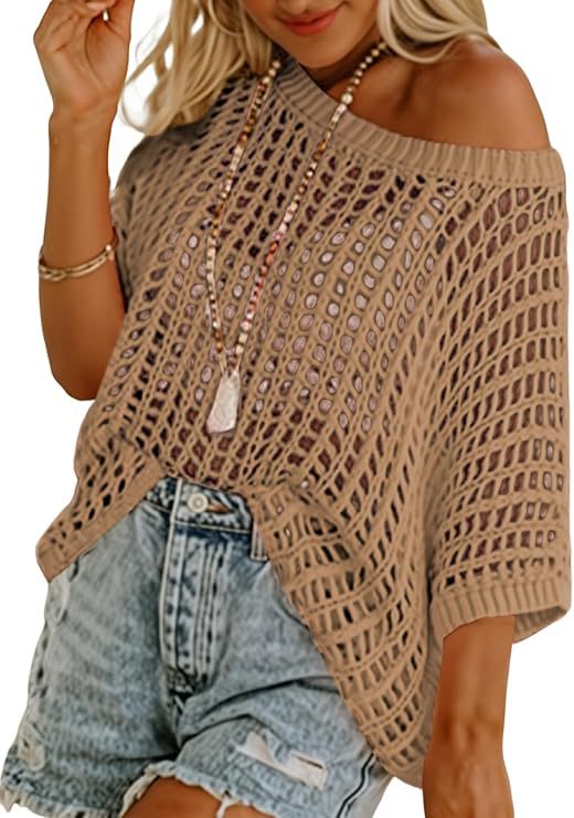 2025 Summer Crochet Hollow Out Cover up Top