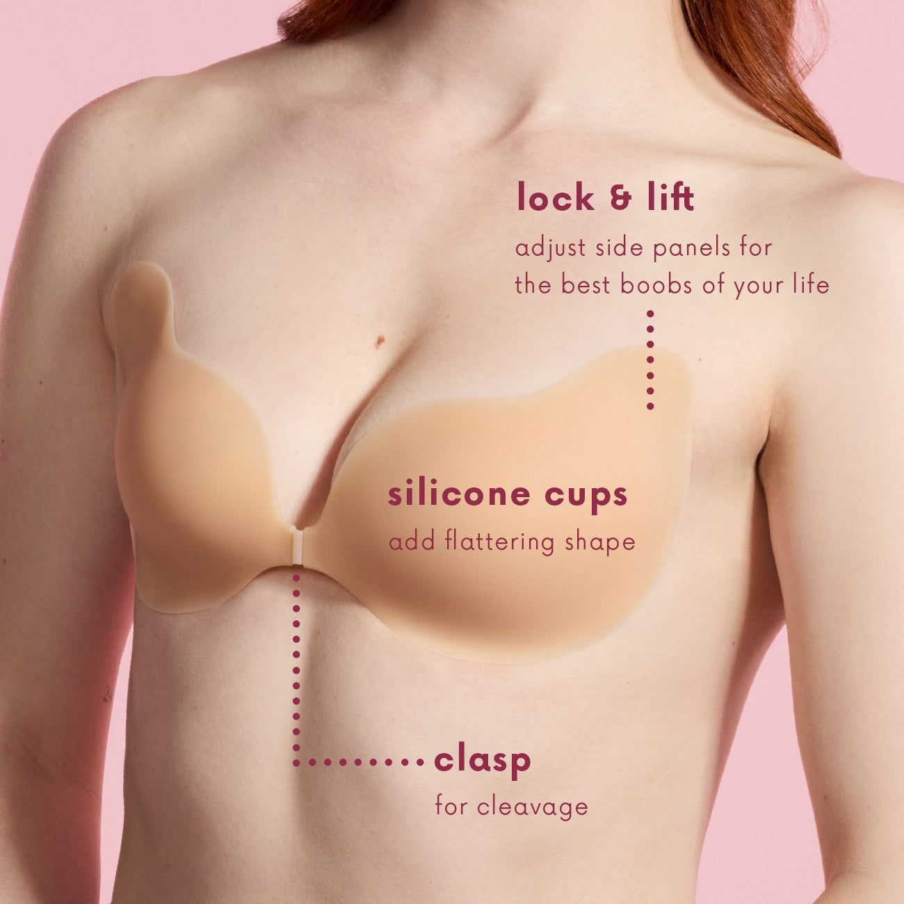 CZTICLE® cleavage bra