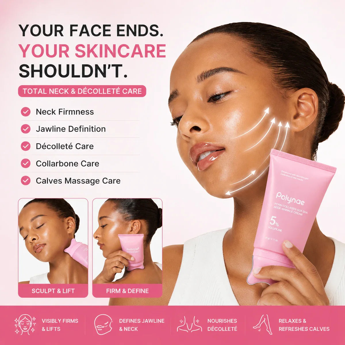 LUHAKA® Collagen Neck Firming & Smoothing Cream, 3.17 oz