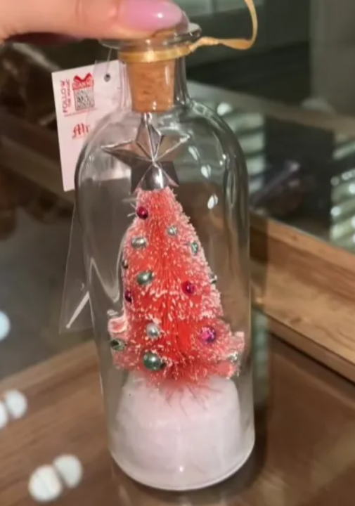 CZTICLE® Mr. Santa's Message in a Bottle Christmas Tree