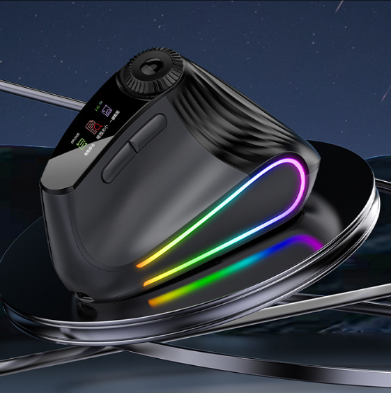 CZTICLE® Vertical Mouse Wireless, Ergonomic Mouse BT and 2.4GHz Dual Mode Adjustable DPI Rechargeable Silent Click Mouse for Laptop Desktop Computer