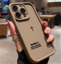 CZTICLE® Phone case for iPhone 16 Pro Max 15 Plus 16E 14 13 12 11 XS XR Faithful Tech Advanced fashion gift Full Body Protection Shockproof Soft Silicone Cover