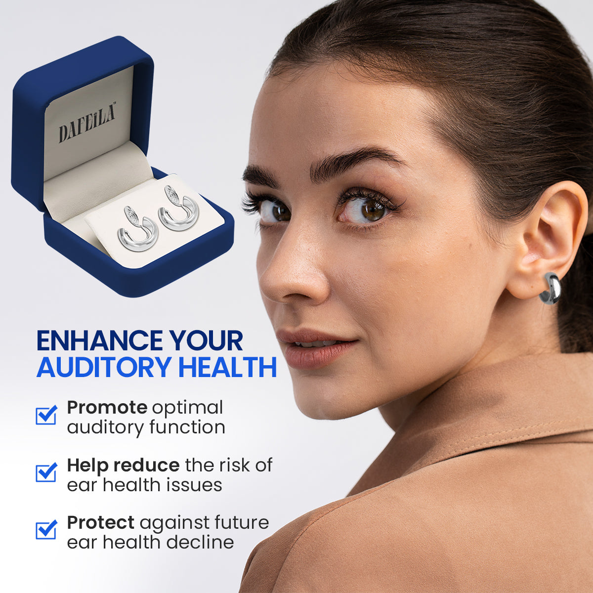 Dafeilaā¢ Acupressure Tinnitus Relief Earringš¤