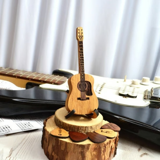 CZTICLE® ⏰LAST DAY 59% OFF🎁Wooden Acoustic Guitar Pick Box🎸 D01