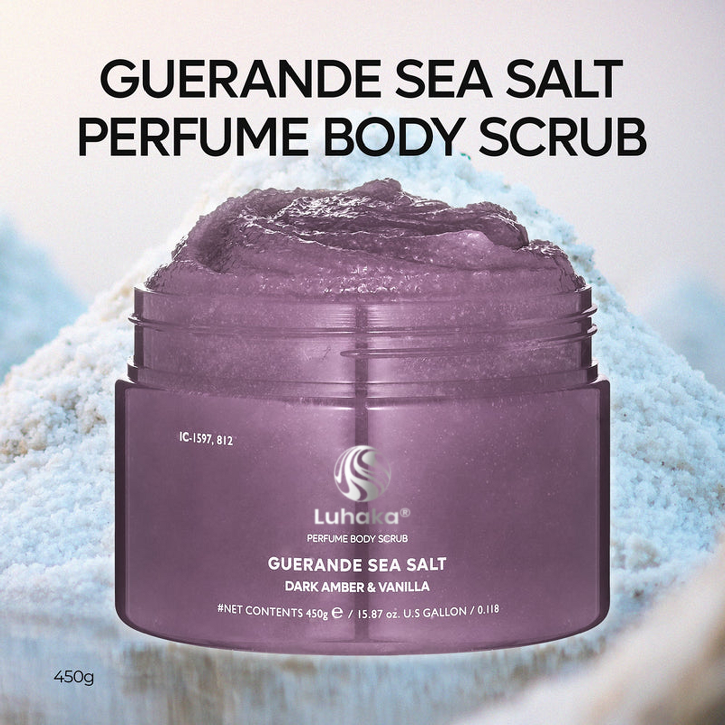 LUHAKA® Guerande Sea Salt Perfume Body Scrub 2 types