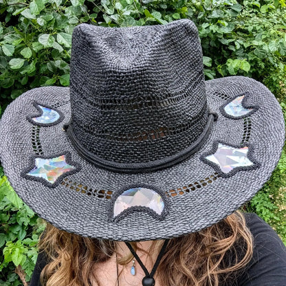 CZTICLE®  Last Day 50% OFF🔥Suncatcher Cowgirl Straw Prism Hat D01