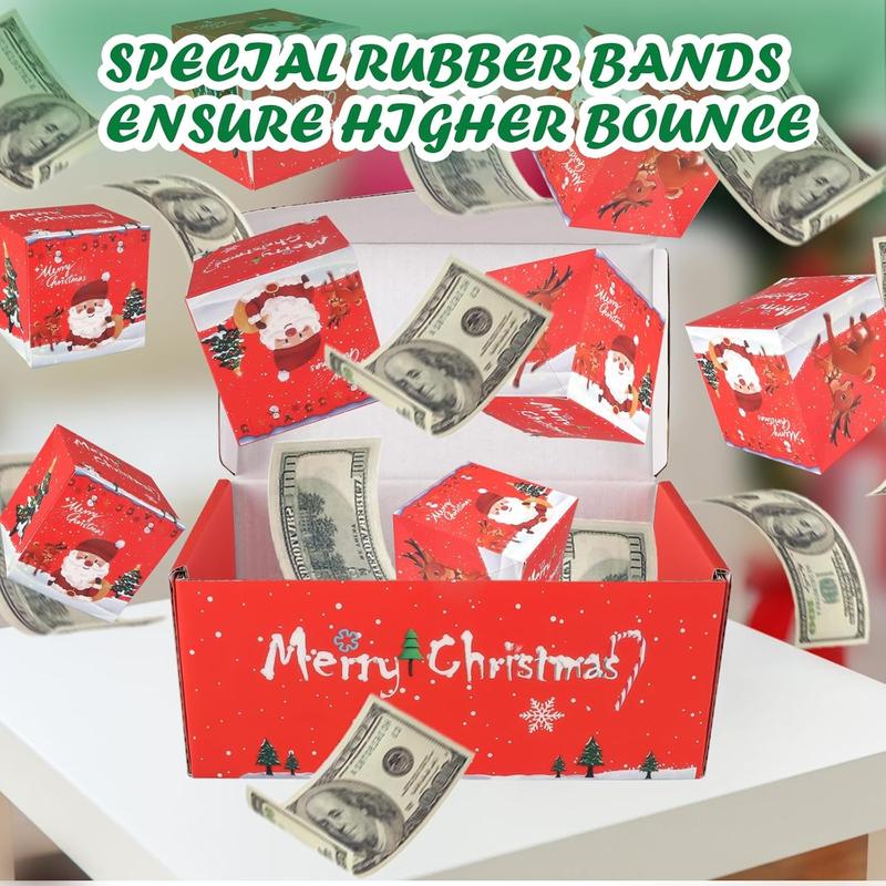 CILIFER® Surprise Gift Box Explosion Unique Folding Bouncing Red Envelope Cash Box.
