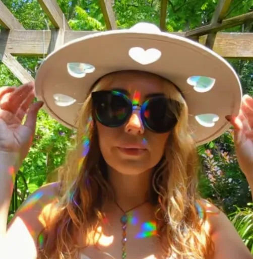 CZTICLE®  Last Day 50% OFF🔥Suncatcher Cowgirl Straw Prism Hat D01