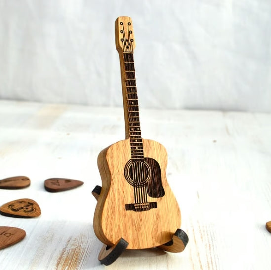 CZTICLE® ⏰LAST DAY 59% OFF🎁Wooden Acoustic Guitar Pick Box🎸 D01