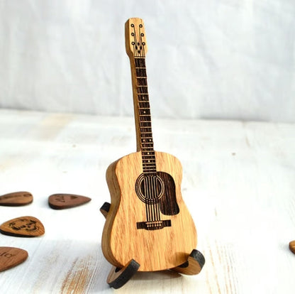 CZTICLE® ⏰LAST DAY 59% OFF🎁Wooden Acoustic Guitar Pick Box🎸 D01