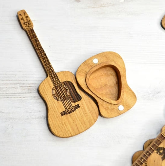 CZTICLE® ⏰LAST DAY 59% OFF🎁Wooden Acoustic Guitar Pick Box🎸 D01