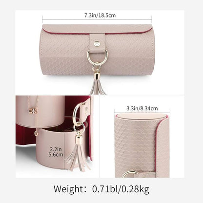 CILIFER® 💎 Layered Travel Jewelry Case – Elegant Storage. Always Ready to Shine✈️