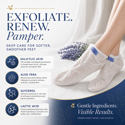 Double-Sided  Foot File Callus Remover & Foot Peeling Mask