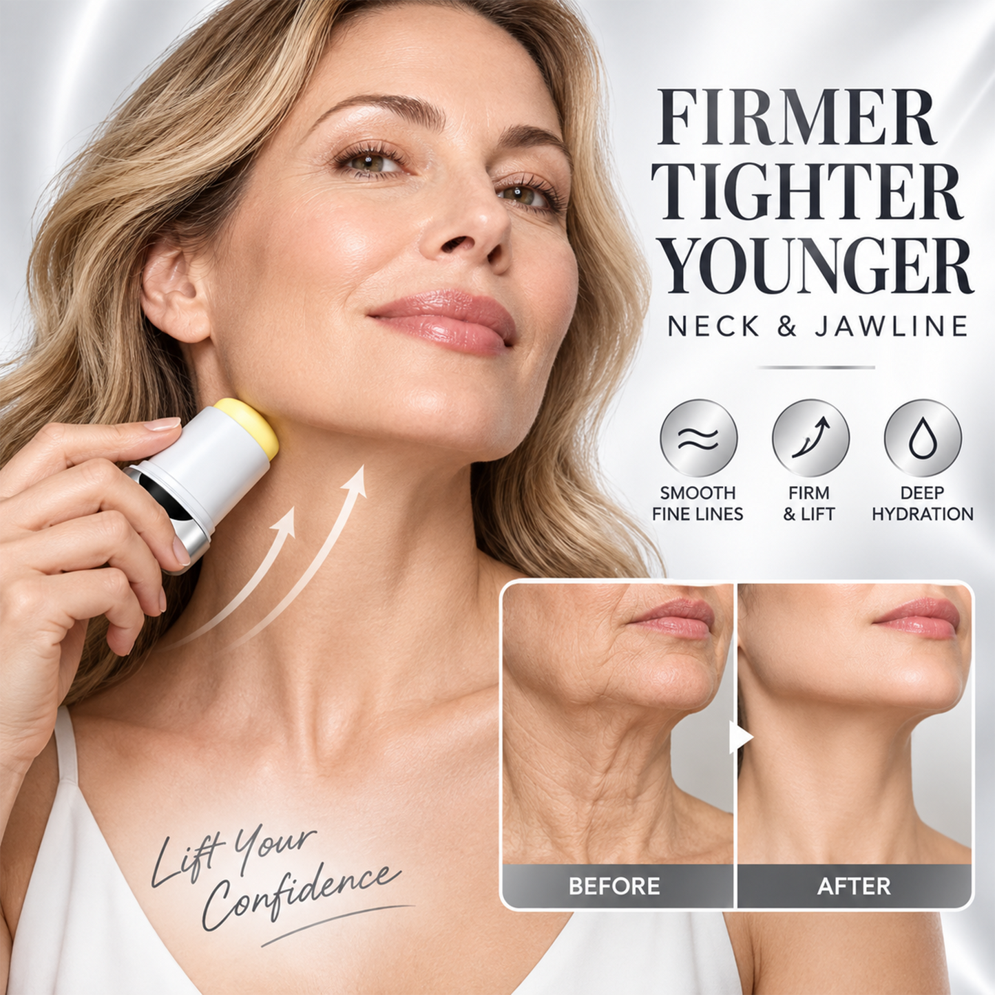LUHAKA® Retinal Firming Serum Stick for Face & Neck – Targeted Care for Crepey-Looking Skin