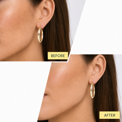 14K Yellow Gold Plated Lobe Lifters for Heavy Earrings for Women - Earring Backs for Droopy Ears