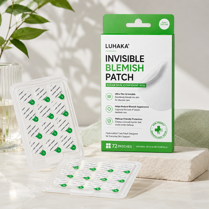 LUHAKA® Invisible Blemish Patch - Thin Hydrocolloid Acne Patches