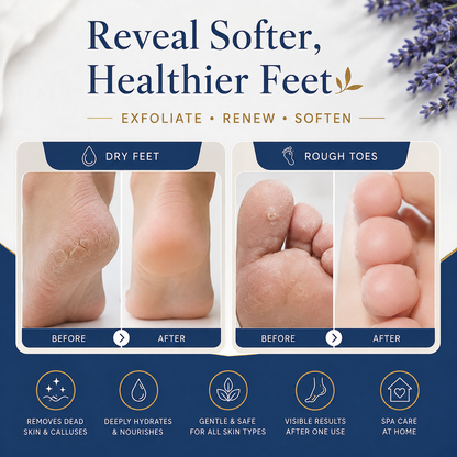 Double-Sided  Foot File Callus Remover & Foot Peeling Mask