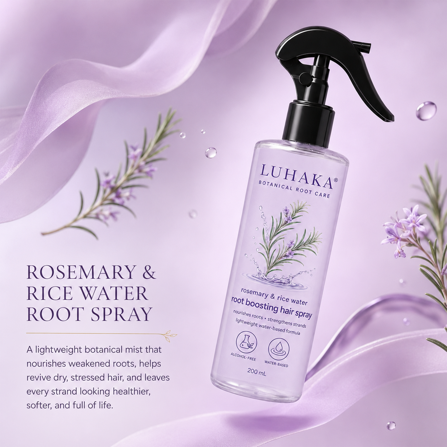 LUHAKA® Rosemary Rice Water Hair Growth Spray