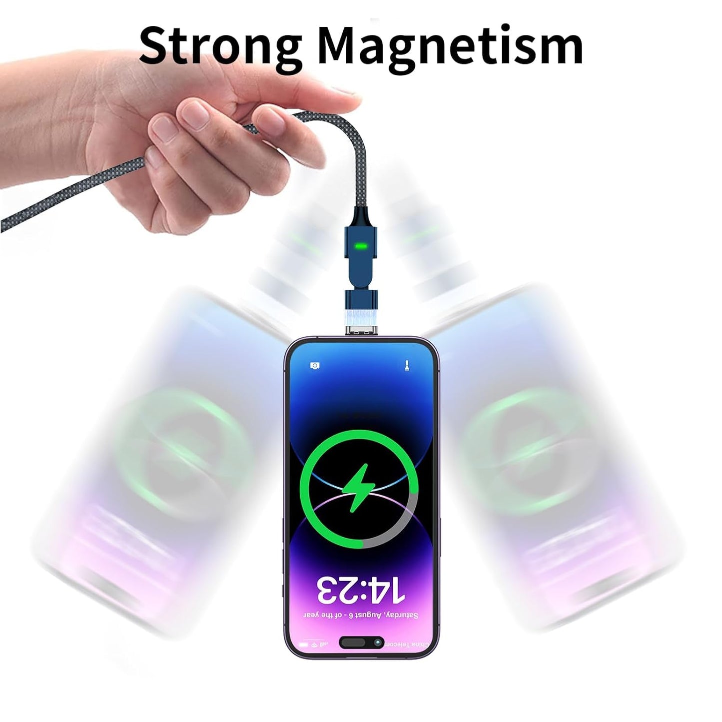 CILIFER® ⚡ Super Fast Charging 2-in-1 Magnetic Cable – 180° Rotation for Ultimate Convenience 📱