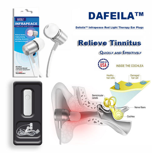 ✨DAFEILA™ INFRAPEACE -Red Light Therapy Ear Plugs