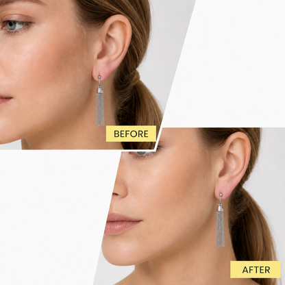 14K Yellow Gold Plated Lobe Lifters for Heavy Earrings for Women - Earring Backs for Droopy Ears