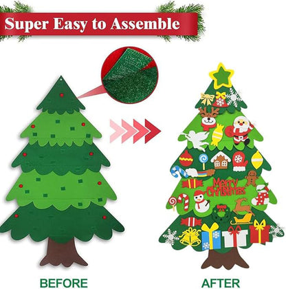 CILIFER® 🎄 Felt Interactive Christmas Tree for Kids