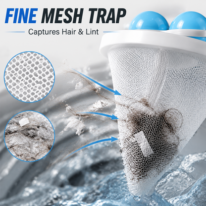 Floating Pet Hair Laundry Filter Bags | Reusable Lint Catcher