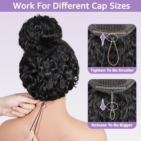 SFRCORD® Glueless Wigs Pre-plucked Pre Cut 9x6 HD Lace Bleached Tiny Knots Beginner Friendly